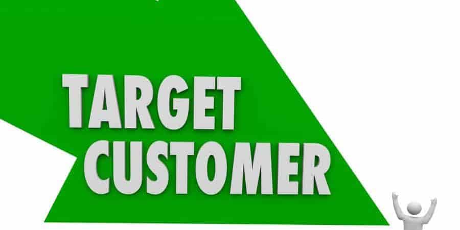 Target Customer Green Arrow Pointing Prospect Person