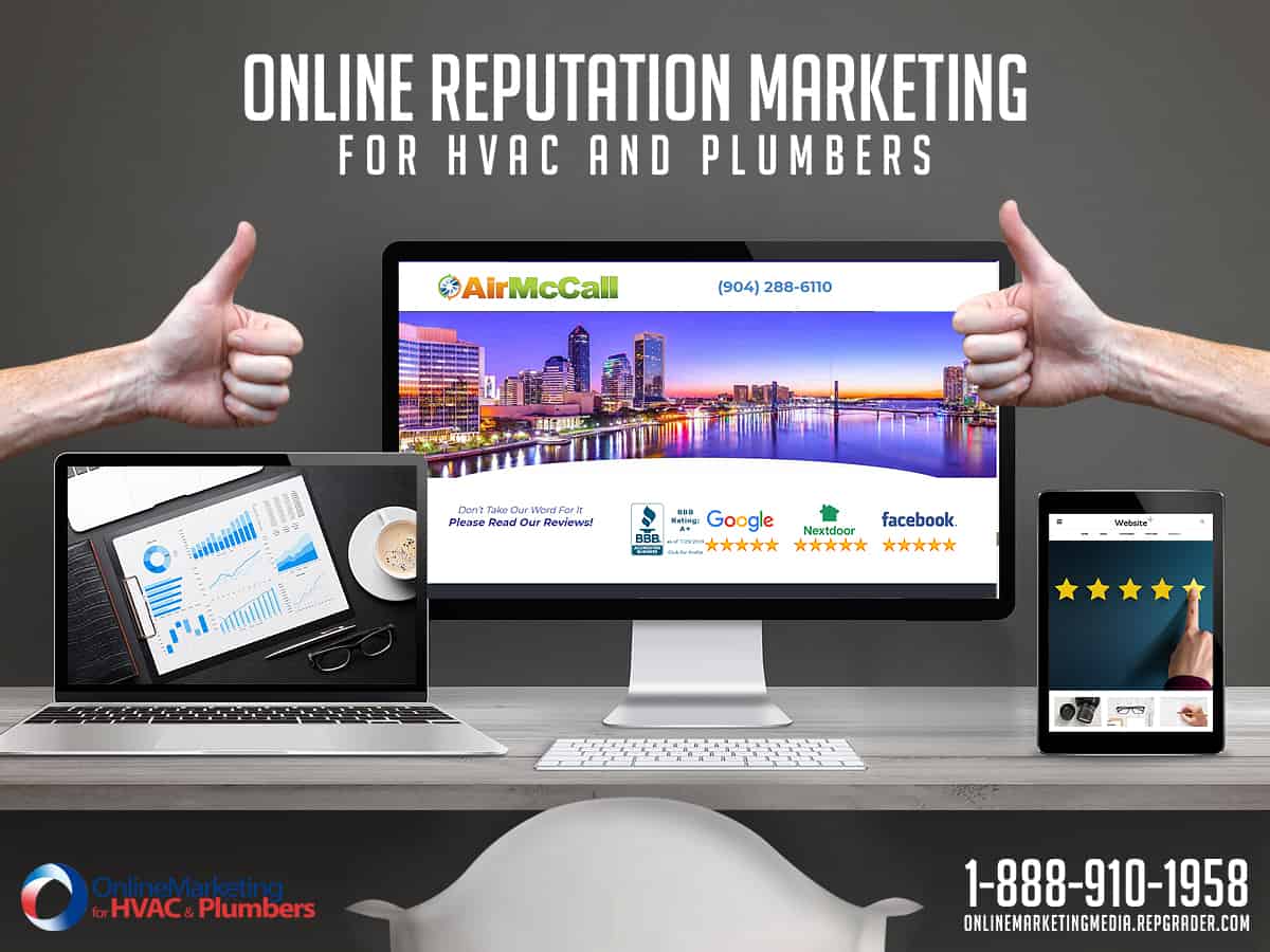Plumber HVAC Online Reputation Reviews Marketing